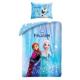 POŚCIEL BAWEŁNIANA 140 X 200 CM DISNEY FROZEN FR-3564_2BL