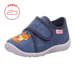 PANTOFLE TEKSTYLNE KAPCIE SUPERFIT SPOTTY BLAU 1-009254-8100