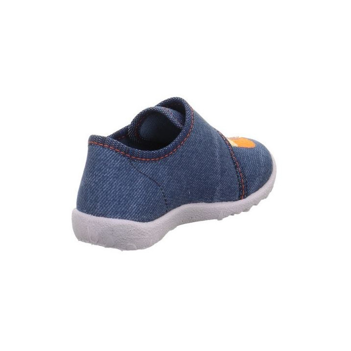 PANTOFLE TEKSTYLNE KAPCIE SUPERFIT SPOTTY BLAU 1-009254-8100