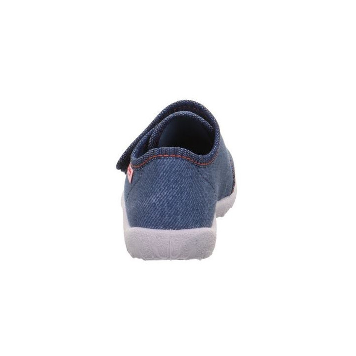 PANTOFLE TEKSTYLNE KAPCIE SUPERFIT SPOTTY BLAU 1-009254-8100