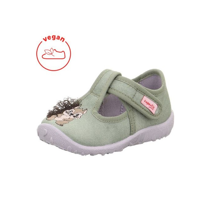 PANTOFLE TEKSTYLNE KAPCIE SUPERFIT SPOTTY HELLGRUN 1-009256-7520