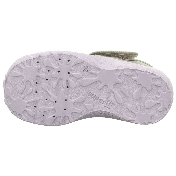 PANTOFLE TEKSTYLNE KAPCIE SUPERFIT SPOTTY HELLGRUN 1-009256-7520