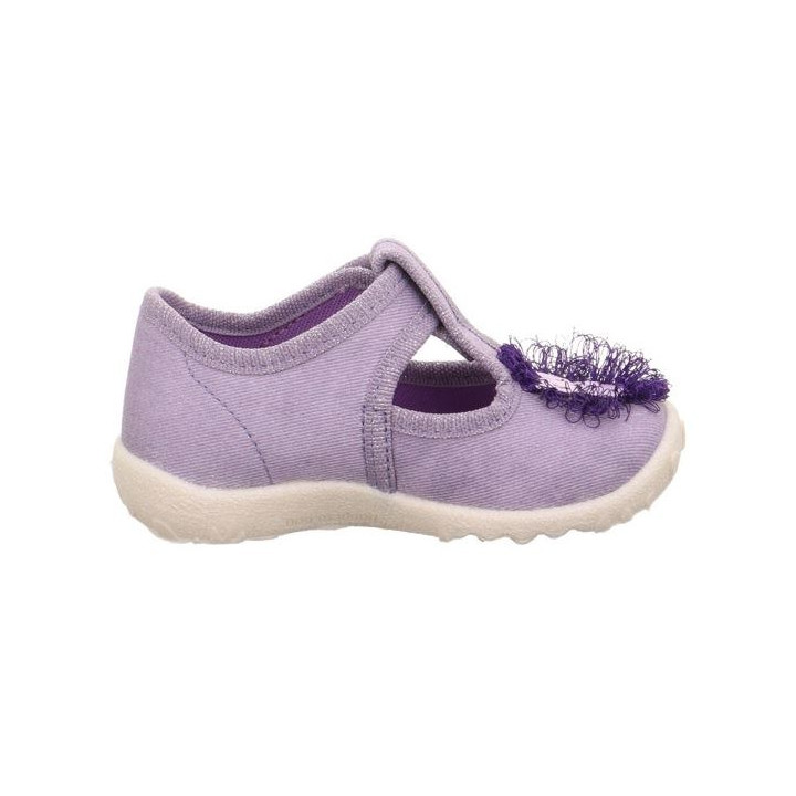 PANTOFLE TEKSTYLNE KAPCIE SUPERFIT SPOTTY LILA 1-009256-8530