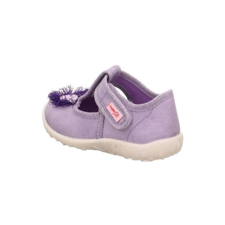 PANTOFLE TEKSTYLNE KAPCIE SUPERFIT SPOTTY LILA 1-009256-8530