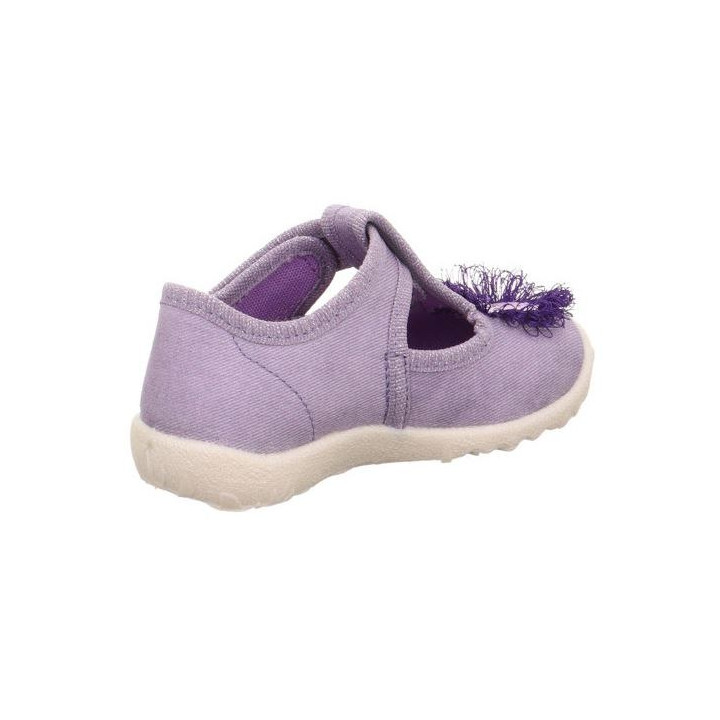 PANTOFLE TEKSTYLNE KAPCIE SUPERFIT SPOTTY LILA 1-009256-8530