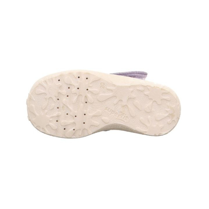 PANTOFLE TEKSTYLNE KAPCIE SUPERFIT SPOTTY LILA 1-009256-8530