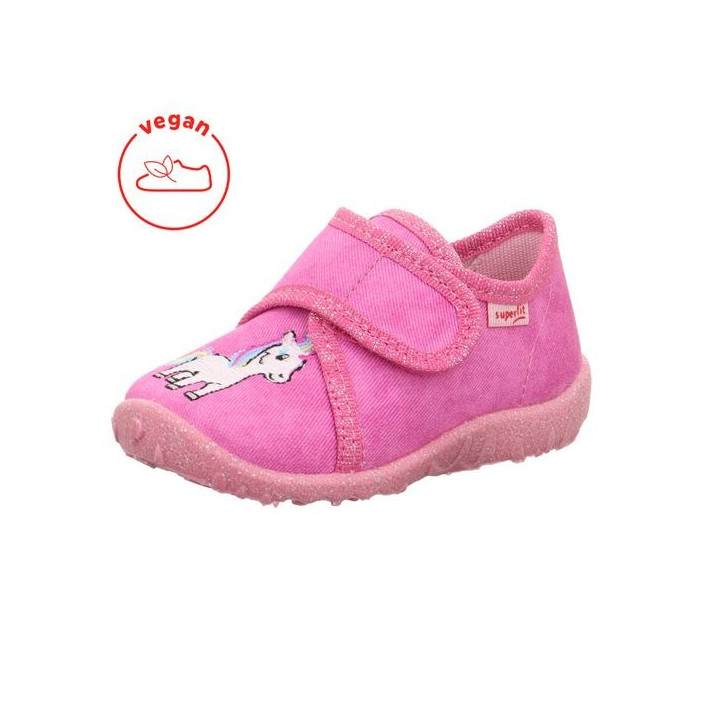 TEXTILE SLIPPERS SUPERFIT SPOTTY PINK 1-009254-5550