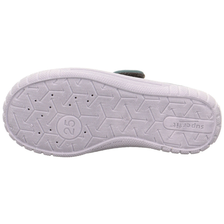 TEXTILE SLIPPERS SUPERFIT BILL GRUN/MEHRFARBIG 1-000279-7050