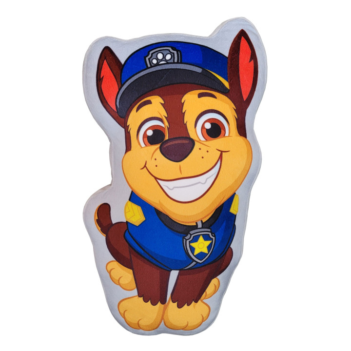 PODUSZKA KSZTAŁTKA MASKOTKA PLUSZOWA PRZYTULANKA PAW PATROL CHASE PAW-629SC