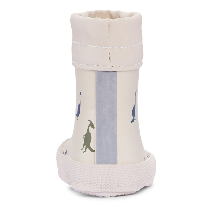 RUBBER BOOTS BAREFOOT BUNDGAARD COVER IVORY DINO