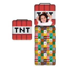 ŚPIWÓR DZIECIĘCY 60 X 130 CM MINECRAFT TNT MNC-4530SB