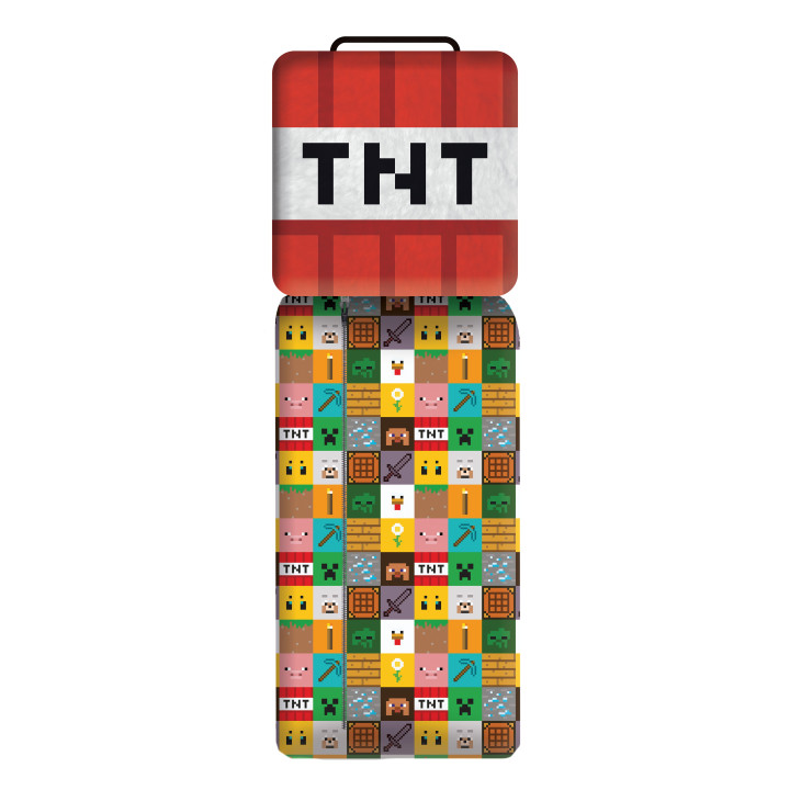 ŚPIWÓR DZIECIĘCY 60 X 130 CM MINECRAFT TNT MNC-4530SB