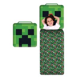 ŚPIWÓR DZIECIĘCY 60 X 130 CM MINECRAFT CREEPER MNC-4073SB