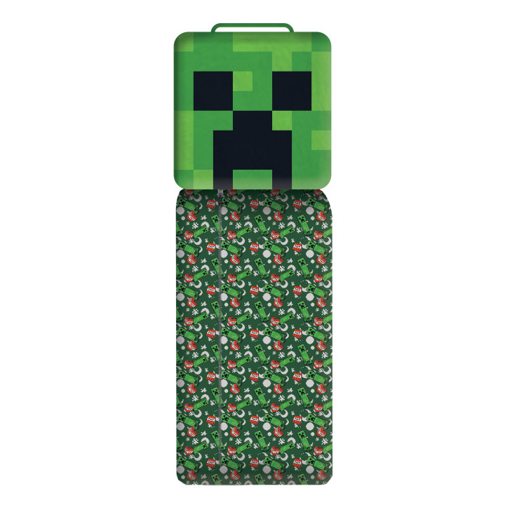 ŚPIWÓR DZIECIĘCY 60 X 130 CM MINECRAFT CREEPER MNC-4073SB