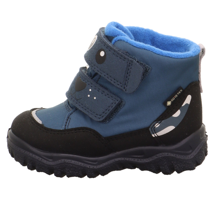 SNOW BOOT SUPERFIT HUSKY+ BLAU/SCHWARZ 1-006063-8000 GORE-TEX
