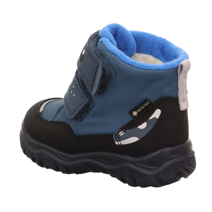 SNOW BOOT SUPERFIT HUSKY+ BLAU/SCHWARZ 1-006063-8000 GORE-TEX