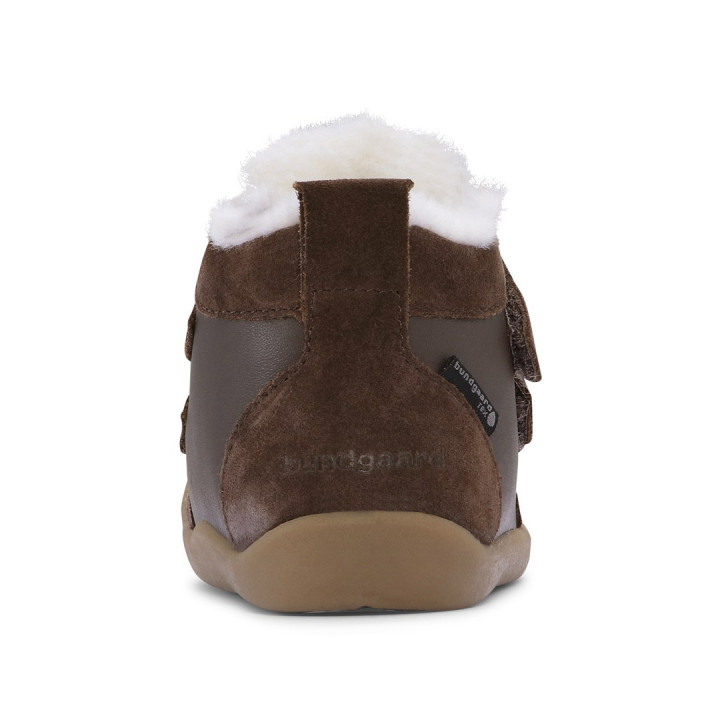 WINTER SHOES BAREFOOT BUNDGAARD BLOOM DARK BROWN MEMBRANE TEX