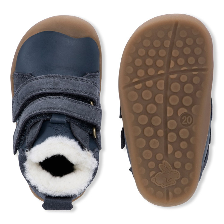 TRZEWIKI ZIMOWE BAREFOOT BUNDGAARD BLOOM NAVY MEMBRANA TEX