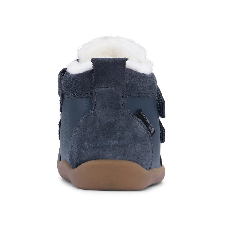 WINTER SHOES BAREFOOT BUNDGAARD BLOOM NAVY MEMBRANE TEX