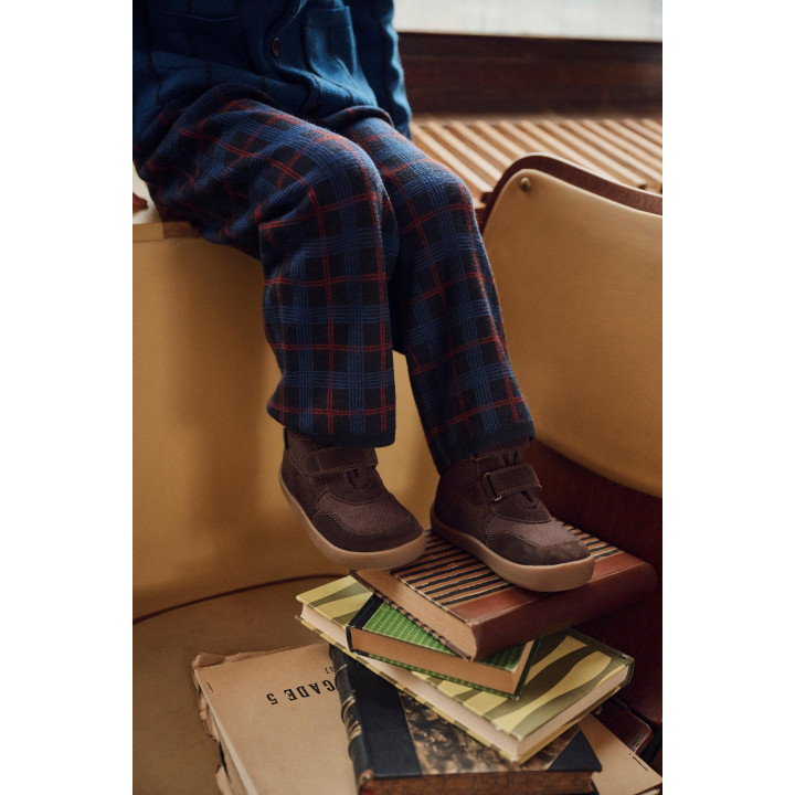 WINTER SHOES BAREFOOT BUNDGAARD BOBBIE DARK BROWN MEMBRANE TEX