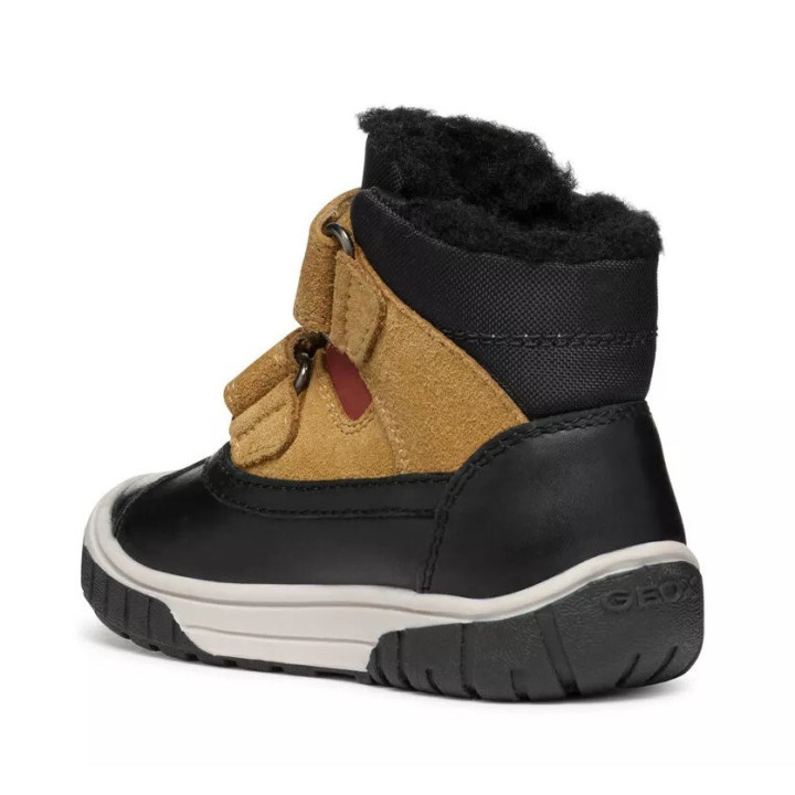 SHOES GEOX OMAR WPF BLACK/DK BEIGE AMPHIBIOX