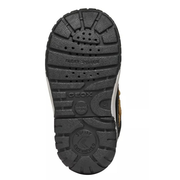 TRZEWIKI ZIMOWE GEOX OMAR WPF BLACK/DK BEIGE AMPHIBIOX