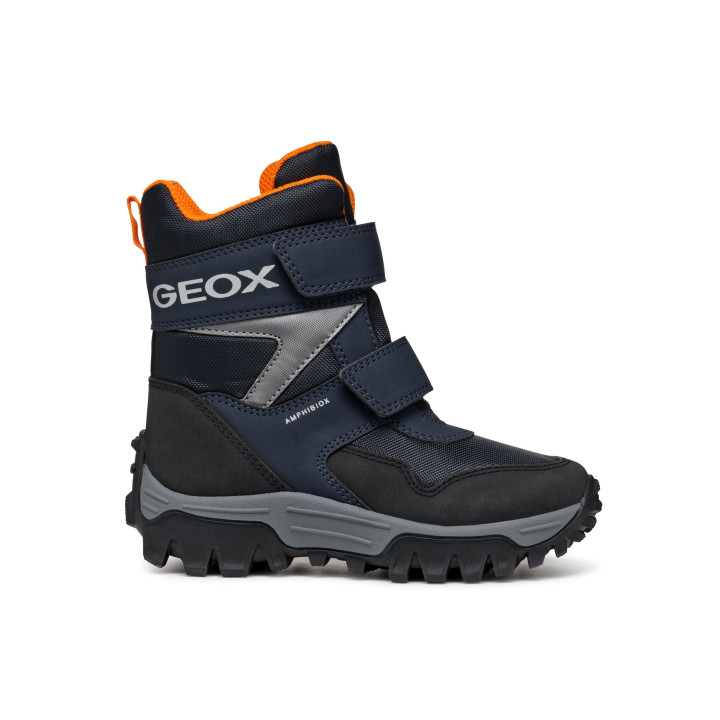 SNOW BOOTS GEOX HIMALAYA ABX NAVY/ORANGE AMPHIBIOX