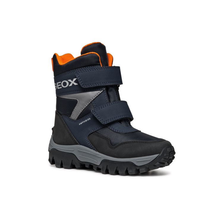 SNOW BOOTS GEOX HIMALAYA ABX NAVY/ORANGE AMPHIBIOX