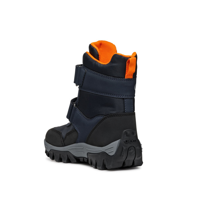 SNOW BOOTS GEOX HIMALAYA ABX NAVY/ORANGE AMPHIBIOX