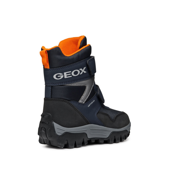 SNOW BOOTS GEOX HIMALAYA ABX NAVY/ORANGE AMPHIBIOX