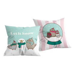PODUSZKA DEKORACYJNA DWUSTRONNA 40 X 40 PUSHEEN THE CAT PUS-3570C