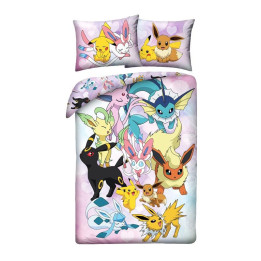 POŚCIEL MIKROFIBRA 140 X 200 CM POKEMON PIKACHU POK-1169BL