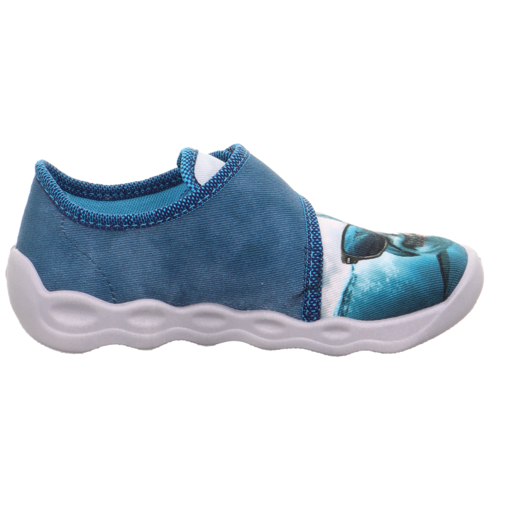 TEXTILE SLIPPERS SUPERFIT BUBBLE TURKIS 1-006274-8040