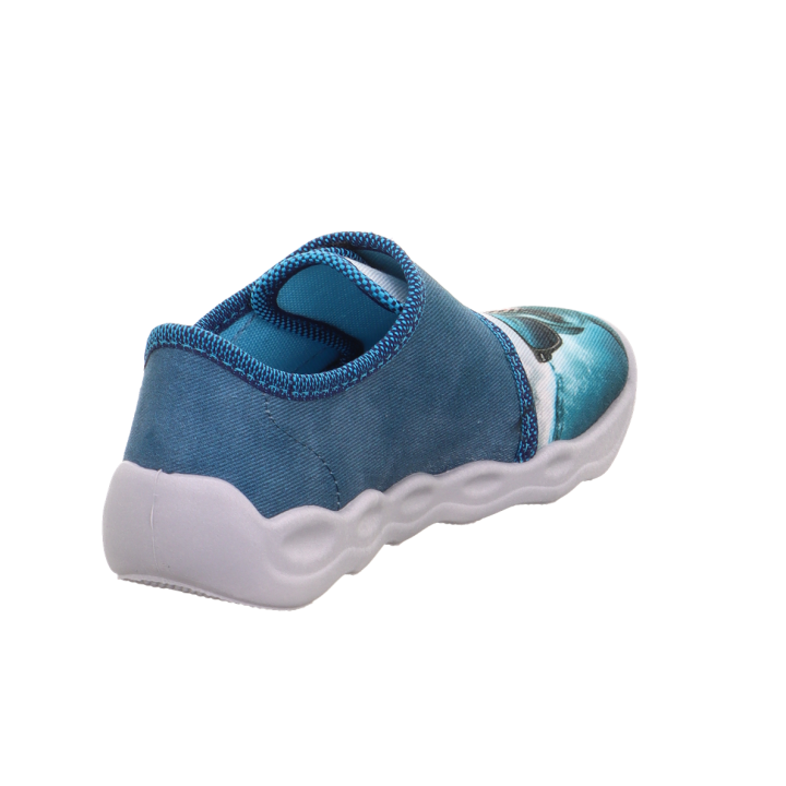 PANTOFLE TEKSTYLNE KAPCIE SUPERFIT BUBBLE TURKIS 1-006274-8040