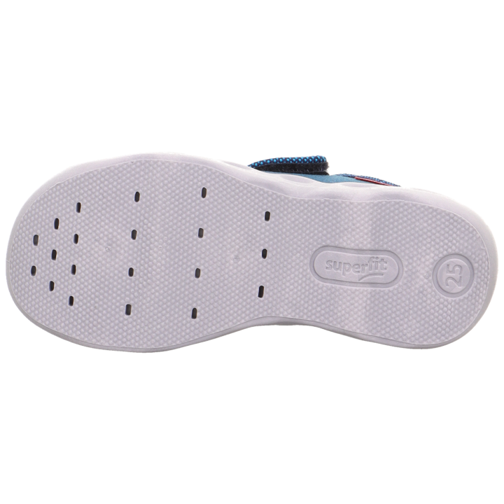PANTOFLE TEKSTYLNE KAPCIE SUPERFIT BUBBLE TURKIS 1-006274-8040