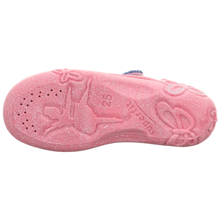 PANTOFLE TEKSTYLNE KAPCIE SUPERFIT BELINDA BLAU 1-800288-8060