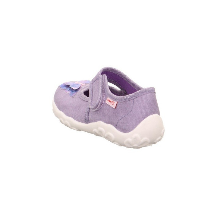 PANTOFLE TEKSTYLNE KAPCIE SUPERFIT BONNY LILA 1-000280-8530