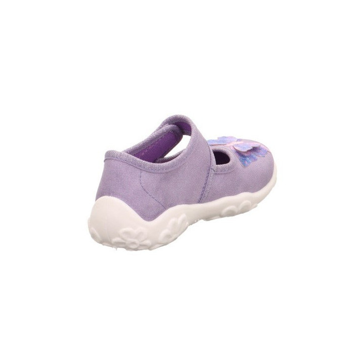 PANTOFLE TEKSTYLNE KAPCIE SUPERFIT BONNY LILA 1-000280-8530