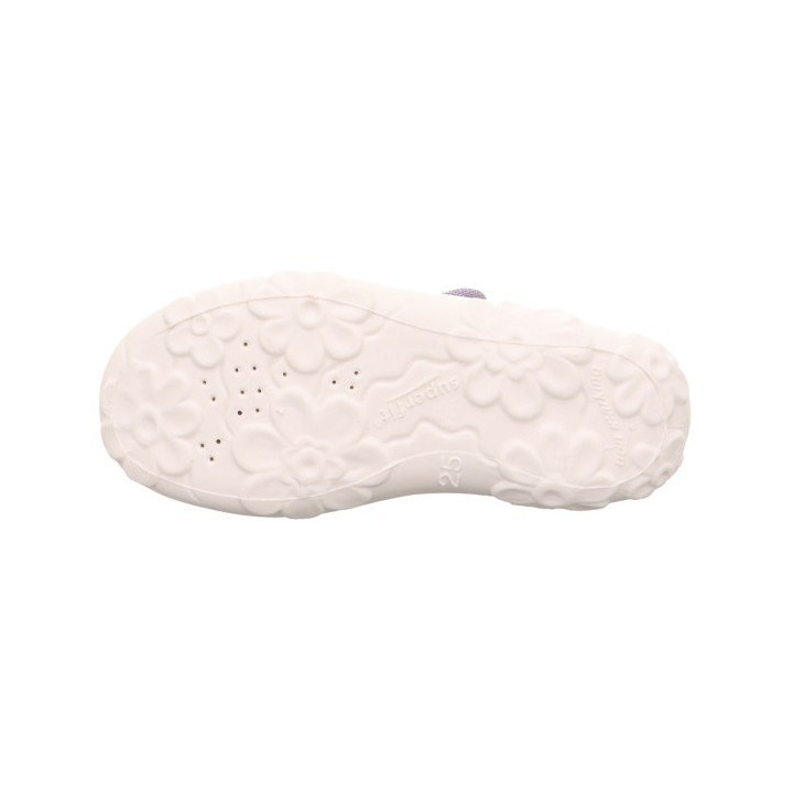 PANTOFLE TEKSTYLNE KAPCIE SUPERFIT BONNY LILA 1-000280-8530
