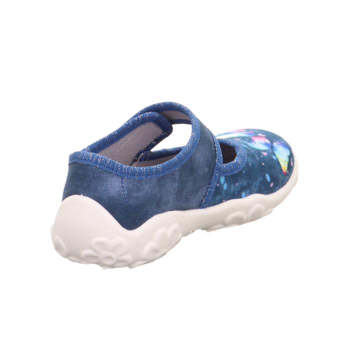 PANTOFLE TEKSTYLNE KAPCIE SUPERFIT BONNY BLAU 1-000281-8030