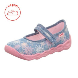 PANTOFLE TEKSTYLNE KAPCIE SUPERFIT BUBBLE BLAU/MEHRFARBIG 1-006271-8010