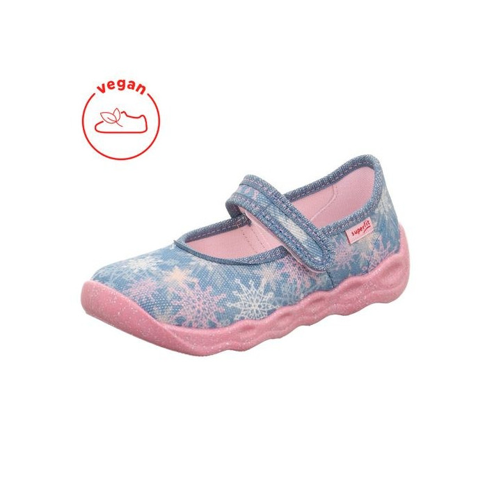 TEXTILE SLIPPERS SUPERFIT BUBBLE BLAU/MEHRFARBIG 1-006271-8010