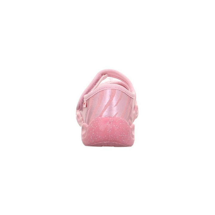 PANTOFLE TEKSTYLNE KAPCIE SUPERFIT BUBBLE ROSA 1-006271-5570