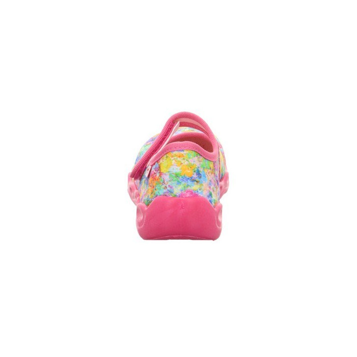 PANTOFLE TEKSTYLNE KAPCIE SUPERFIT BUBBLE ROSA 1-006271-5560
