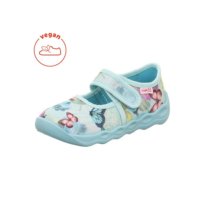 TEXTILE SLIPPERS SUPERFIT BUBBLE HELLGRUN 1-006272-7540