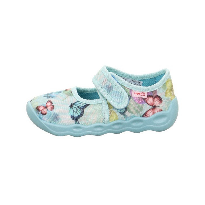 PANTOFLE TEKSTYLNE KAPCIE SUPERFIT BUBBLE HELLGRUN 1-006272-7540