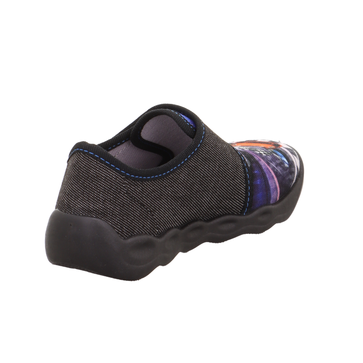 TEXTILE SLIPPERS SUPERFIT BUBBLE SCHWARZ 1-006274-0000