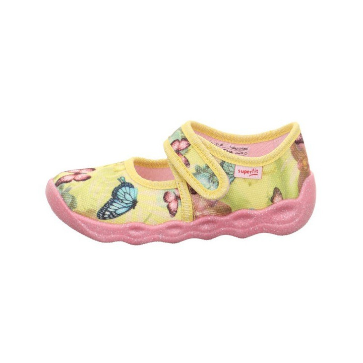 TEXTILE SLIPPERS SUPERFIT BUBBLE GELB 1-006272-6000