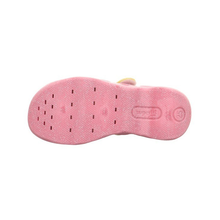 PANTOFLE TEKSTYLNE KAPCIE SUPERFIT BUBBLE GELB 1-006272-6000