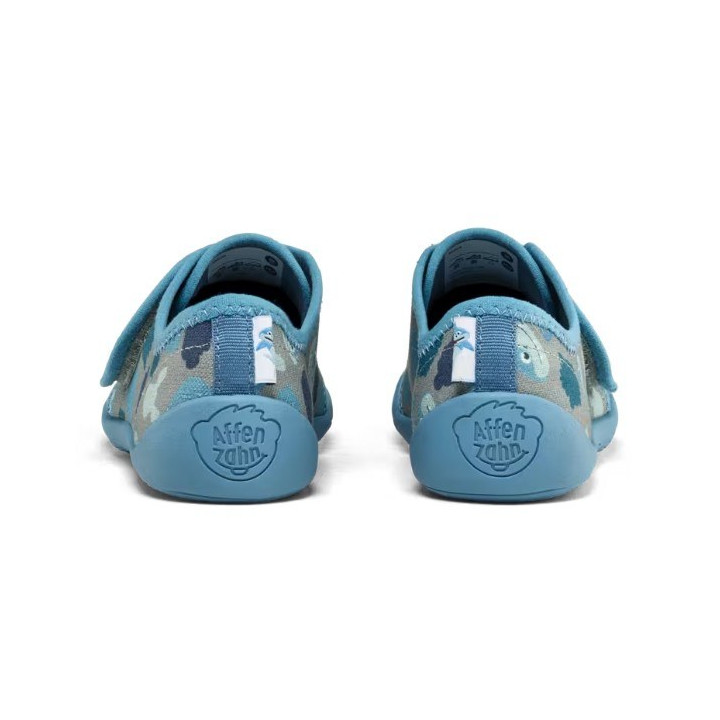 AFFENZAHN BAREFOOT SLIPPER COTTON MOVY SHARK